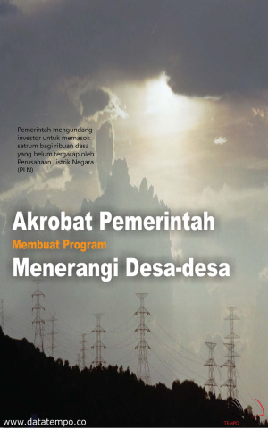 Akrobat Pemerintah Membuat Program Menerangi Desa-Desa