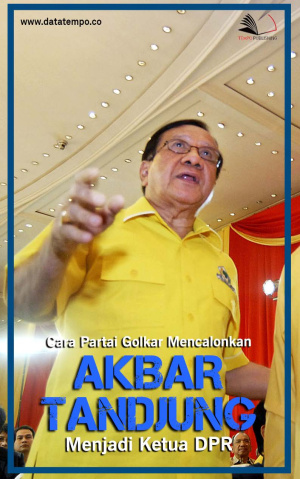 Cara Partai Golkar Mencalonkan Akbar Tandjung Menjadi Ketua DPR