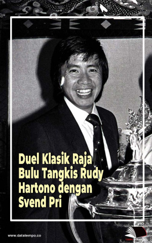 Duel Klasik Raja Bulu Tangkis Rudy Hartono dengan Svend Pri