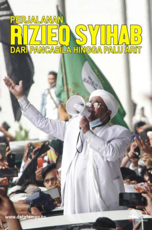 Perjalanan Rizieq Syihab, dari Pancasila Hingga Palu Arit