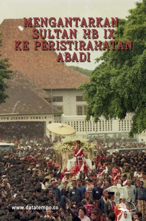 Mengantarkan Sultan HB IX ke Peristirahatan Abadi