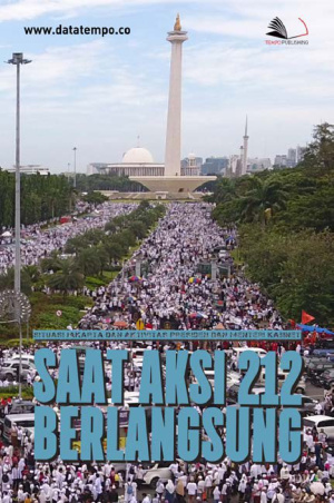 Situasi Jakarta dan Aktivitas Presiden dan Menteri Kabinet saat Aksi 212 Berlangsung