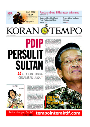 PDIP Persulit Sultan