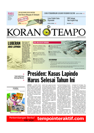 Presiden: Kasus Lapindo Harus Selesai Tahun Ini