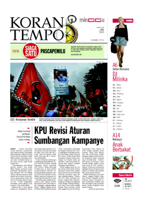KPU Revisi Aturan Sumbangan Kampanye