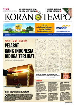 Century, Pejabat Bank Indonesia Diduga Terlibat