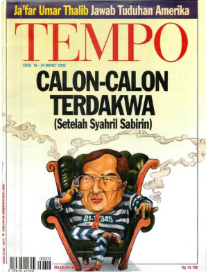 Calon-Calon Terdakwa (Setelah Syahril Sabirin)