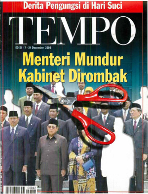 Menteri Mundur Kabinet Dirombak