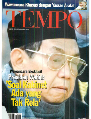 Presiden Wahid: Soal Kabinet Ada Yang Tak Rela