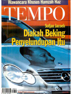 Sofjan Jacoeb Diakah Beking Penyelundupan Itu