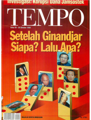 Setelah Ginandjar Siapa? Lalu Apa?