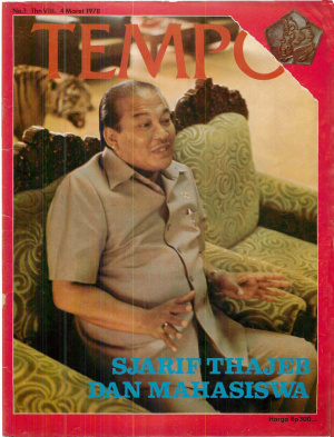 Sjarif Thajeb dan Mahasiswa