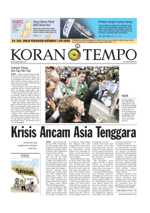 Krisis Ancam Asia Tenggara