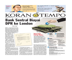 Bank Sentral Biayai DPR ke London