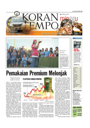 Pemakaian Premium Melonjak
