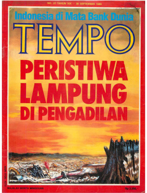 Peristiwa Lampung Di Pengadilan