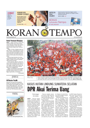 DPR Akui Terima Uang