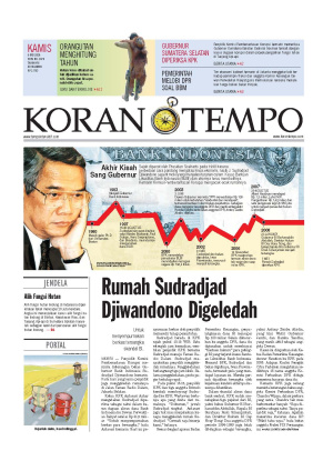 Rumah Sudradjad Djiwandono Digeledah