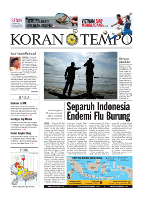 Separuh Indonesia Endemi Flu Burung