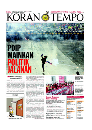 PDIP Mainkan Politik Jalanan