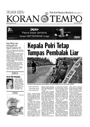 Kepala Polri Tetap Tumpas Pembalak Liar