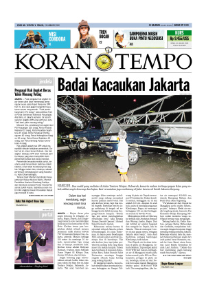Badai Kacaukan Jakarta
