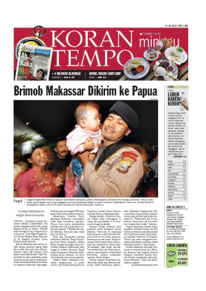 Brimob Makassar Dikirim ke Papua