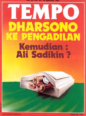 Dharsono Ke Pengadilan, Kemudian : Ali Sadikin?