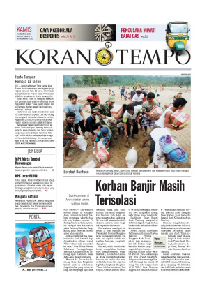 Korban Banjir Masih Terisolasi