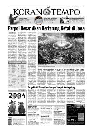 Parpol Besar Akan Bertarung Ketat di Jawa