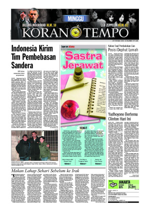 Indonesia Kirim Tim Pembebasan Sandera