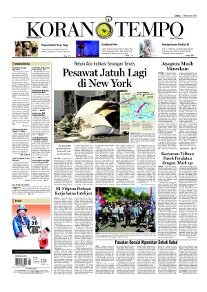 Belum Ada Indikasi Serangan Teroris, Pesawat Jatuh Lagi di New York