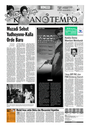 Muzadi Sebut Yudhoyono-Kalla Orde Baru