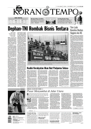 Dephan-TNI Rombak Bisnis Tentara