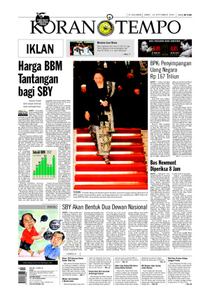 Harga BBM Tantangan bagi SBY
