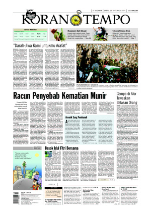 Racun Penyebab Kematian Munir