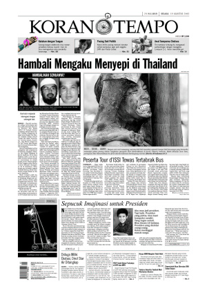 Hambali Mengaku Menyepi di Thailand