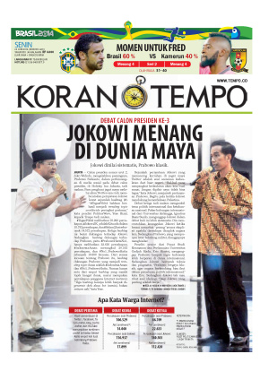 Debat Calon Presiden Ke-3: Jokowi Menang Di Dunia Maya