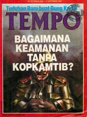 Bagaimana Keamanan Tanpa Kopkamtib?