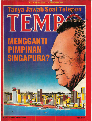 Mengganti Pimpinan Singapura?