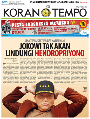 Jokowi Tak Akan Lindungi Hendropriyono