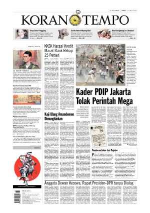 Kader PDIP Jakarta Tolak Perintah Mega
