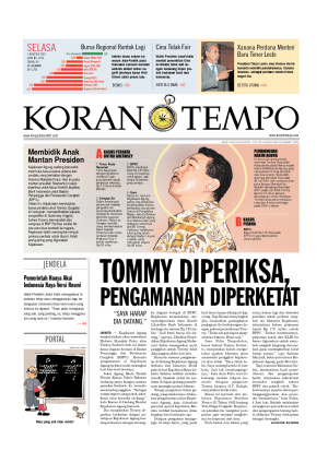 TOMMY DIPERIKSA, PENGAMANAN DIPERKETAT