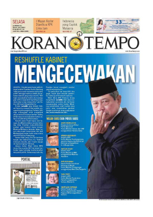 Reshuffle Kabinet Mengecewakan
