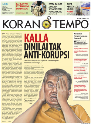 Kalla Dinilai Tak Anti-Korupsi