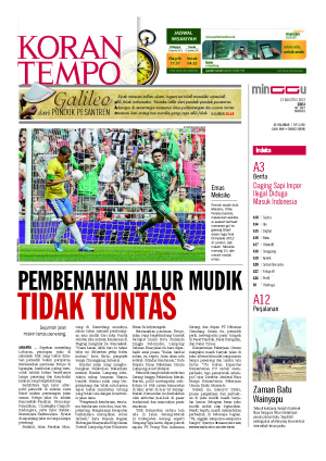 Pembenahan Jalur Mudik Tidak Tuntas