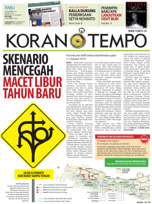 Skenario Mencegah Macet Libur Tahun Baru