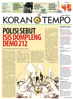 Polisi Sebut ISIS Dompleng Demo 212