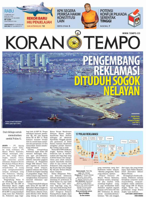 Pengembang Reklamasi Dituduh Sogok Nelayan