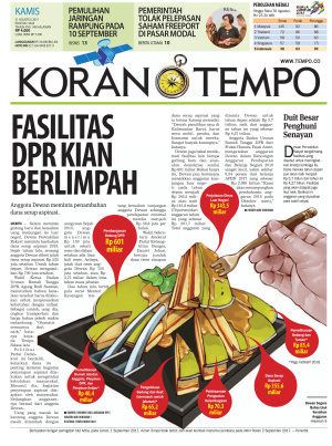 Fasilitas DPR Kian Berlimpah